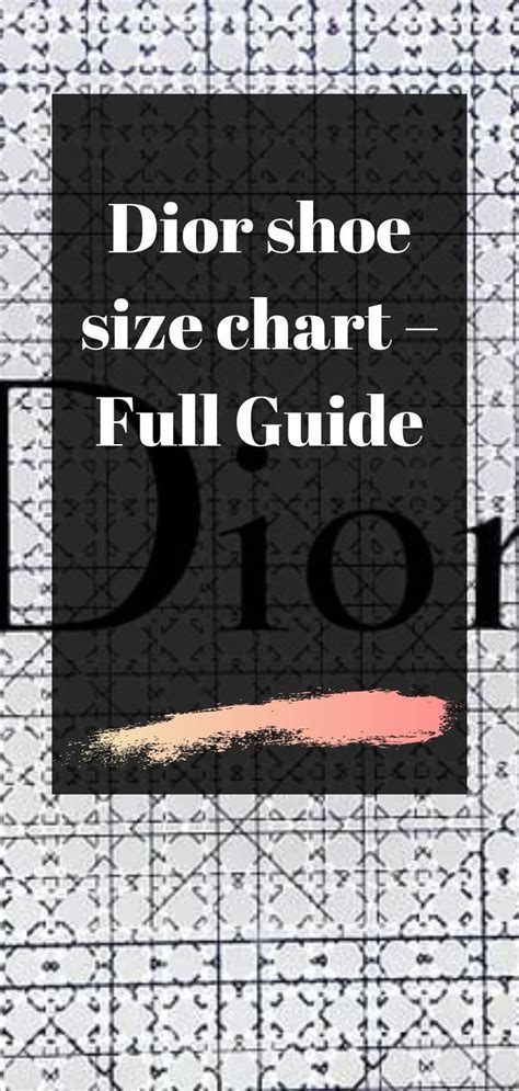 chaussures dior femme 2019|dior shoe size chart.